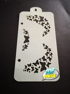 Šablona na obličej POP Stencils motýlci