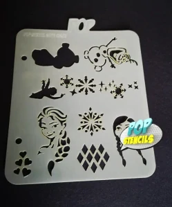 Šablona na obličej POP Stencils Ledové kráslovství kolekce
